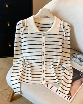 Western style cardigan bottoming shirt for women