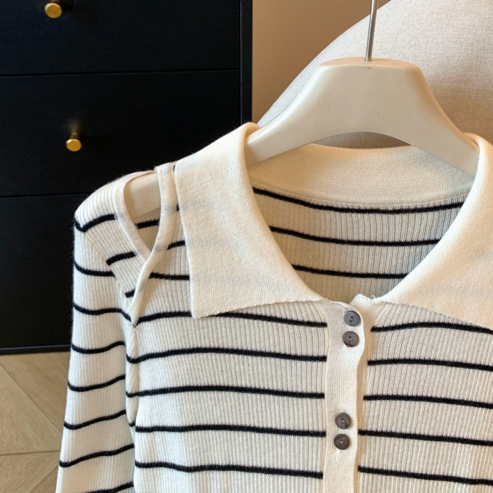 Western style cardigan bottoming shirt for women