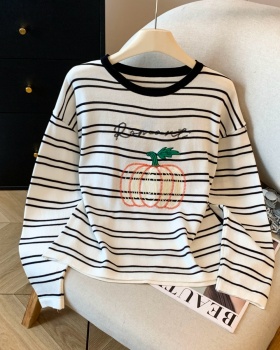 Autumn black-white T-shirt sunscreen long sleeve shirts