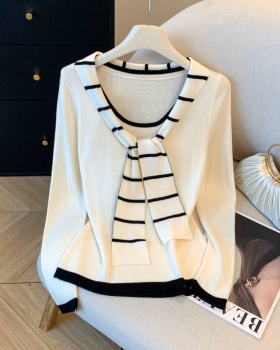 Long sleeve all-match sweater unique tops for women