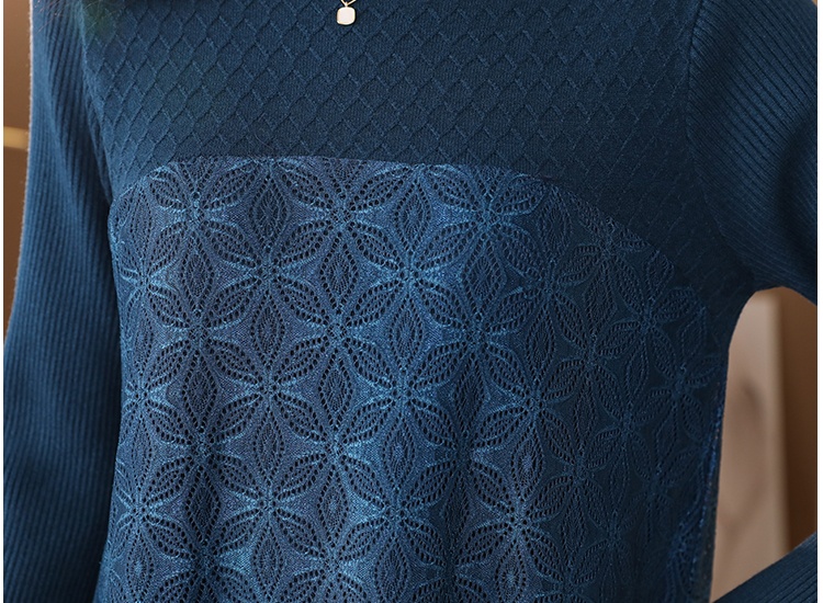 Autumn and winter knitted sweater dress thick dress for women