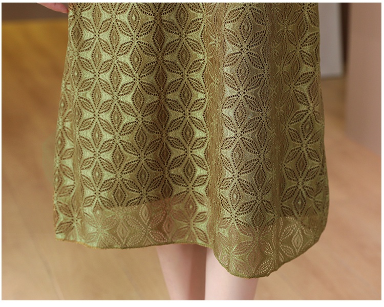 Exceed knee thick sweater dress autumn and winter dress