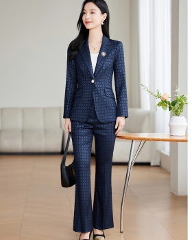 Casual slim fashion business suit a set for women