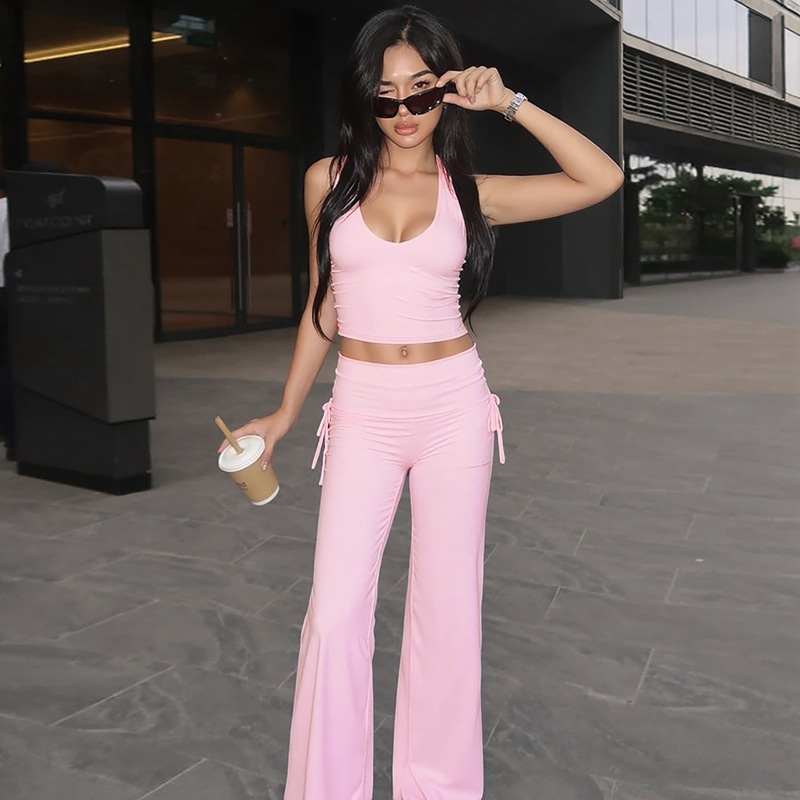 Fashion vest long pants a set for women