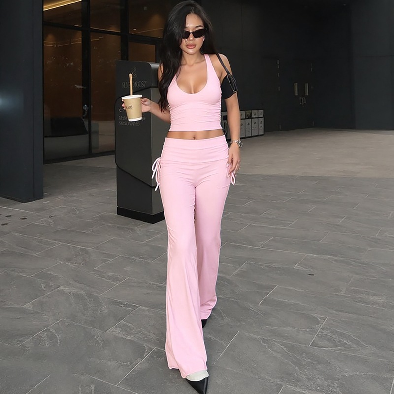 Fashion vest long pants a set for women