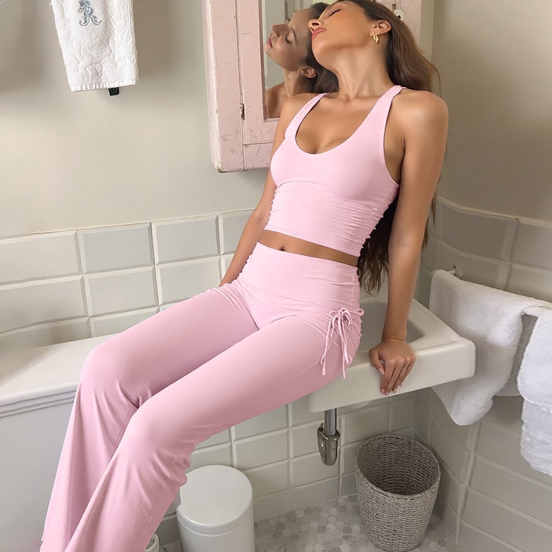 Fashion vest long pants a set for women