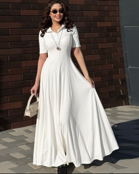 Temperament niche short sleeve Casual dress for women