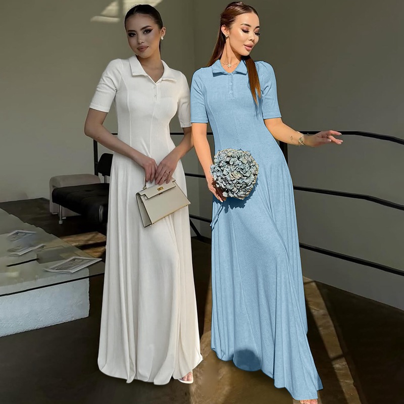 Temperament niche short sleeve Casual dress for women