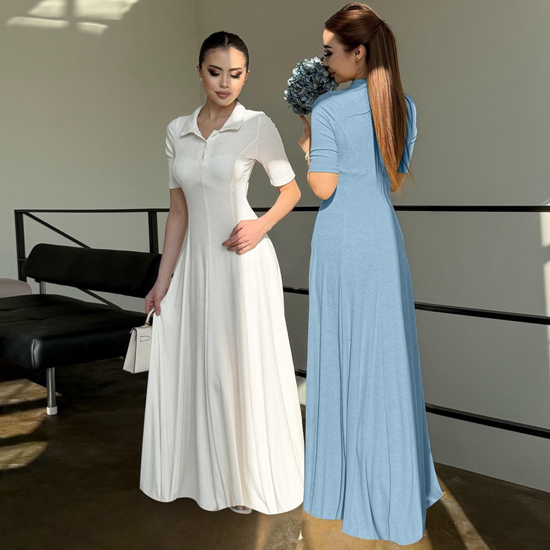 Temperament niche short sleeve Casual dress for women