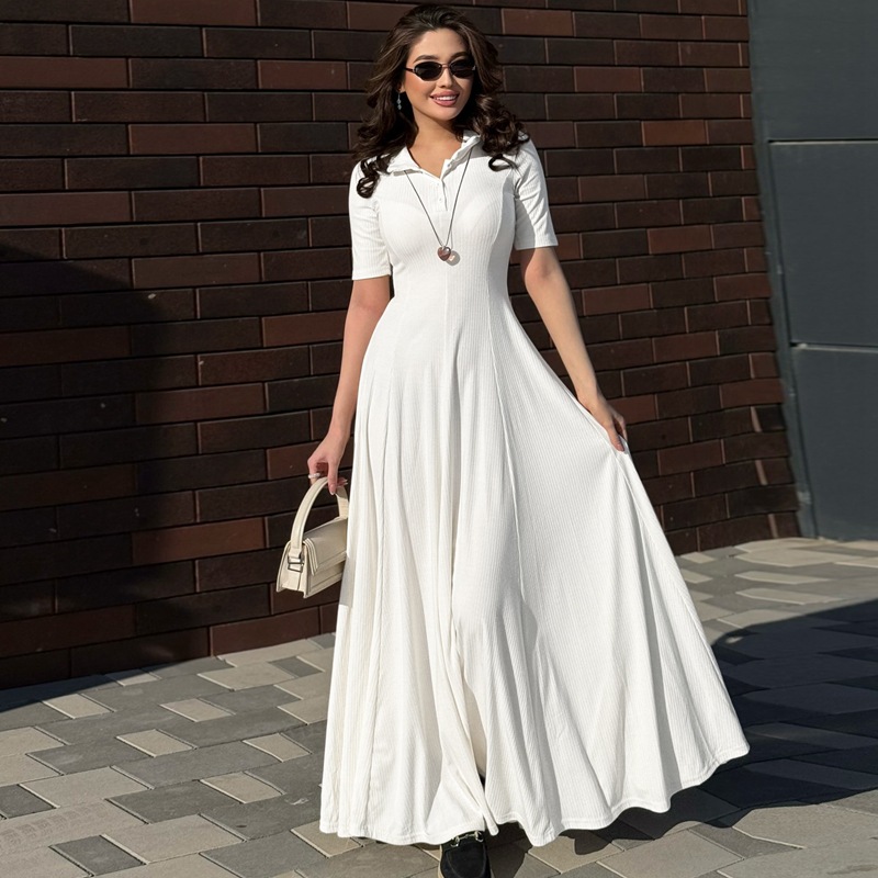 Temperament niche short sleeve Casual dress for women