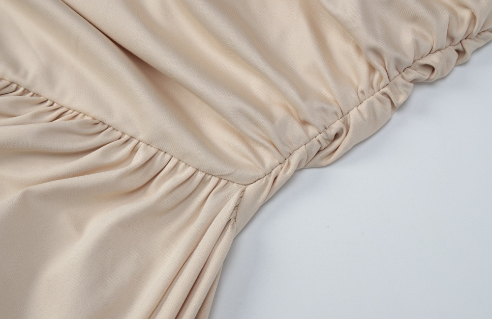 Autumn pinched waist fashion dress for women