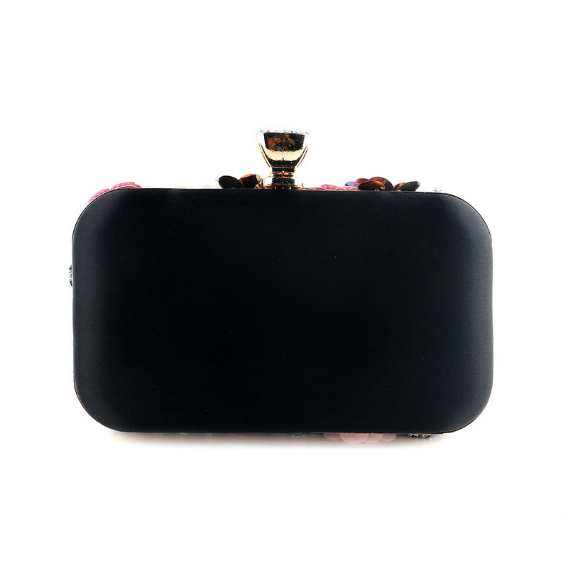 Flowers banquet luxurious bag European style evening clutch