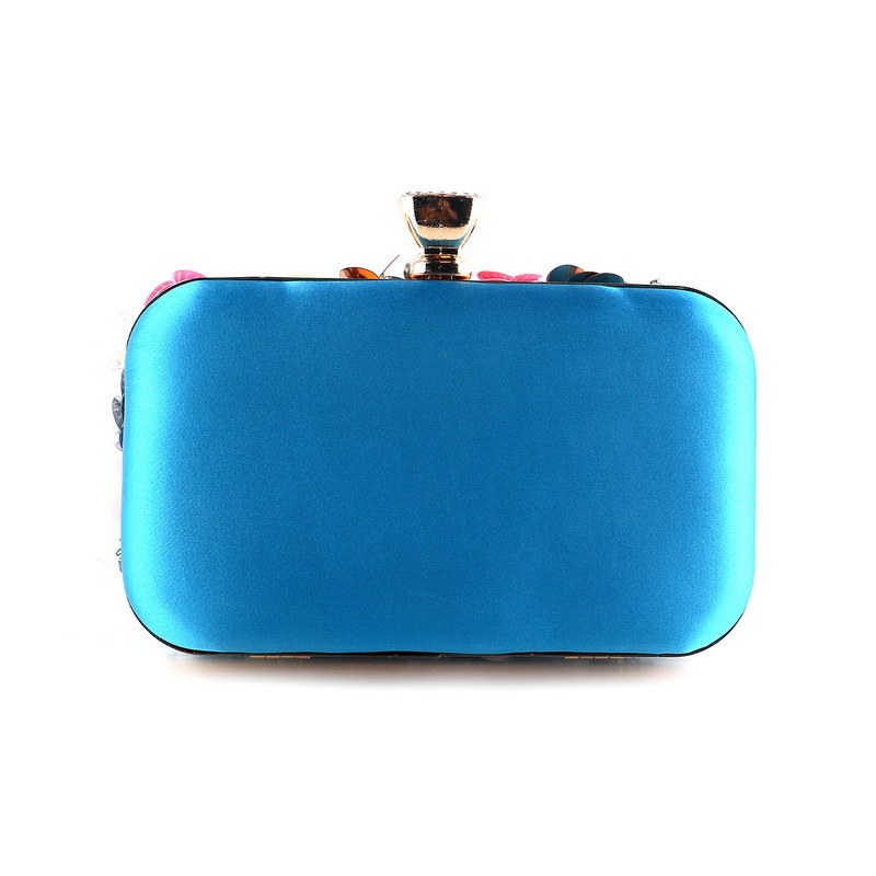 Flowers banquet luxurious bag European style evening clutch