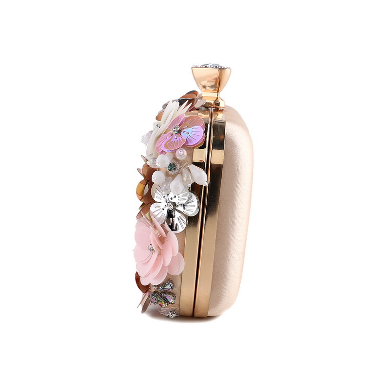 Flowers banquet luxurious bag European style evening clutch