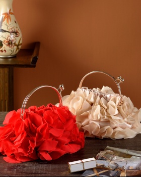 Flowers temperament banquet portable fashion elegant clutch
