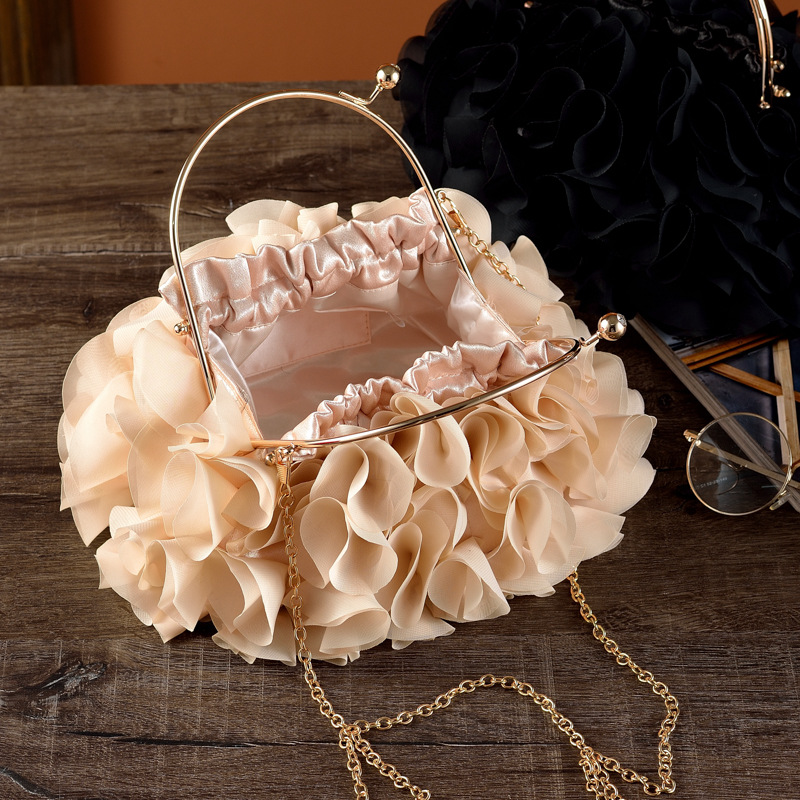 Flowers temperament banquet portable fashion elegant clutch