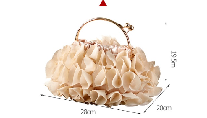 Flowers temperament banquet portable fashion elegant clutch