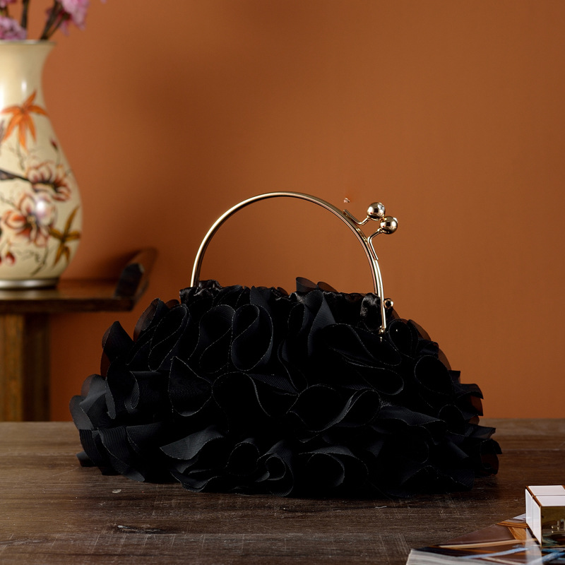 Flowers temperament banquet portable fashion elegant clutch