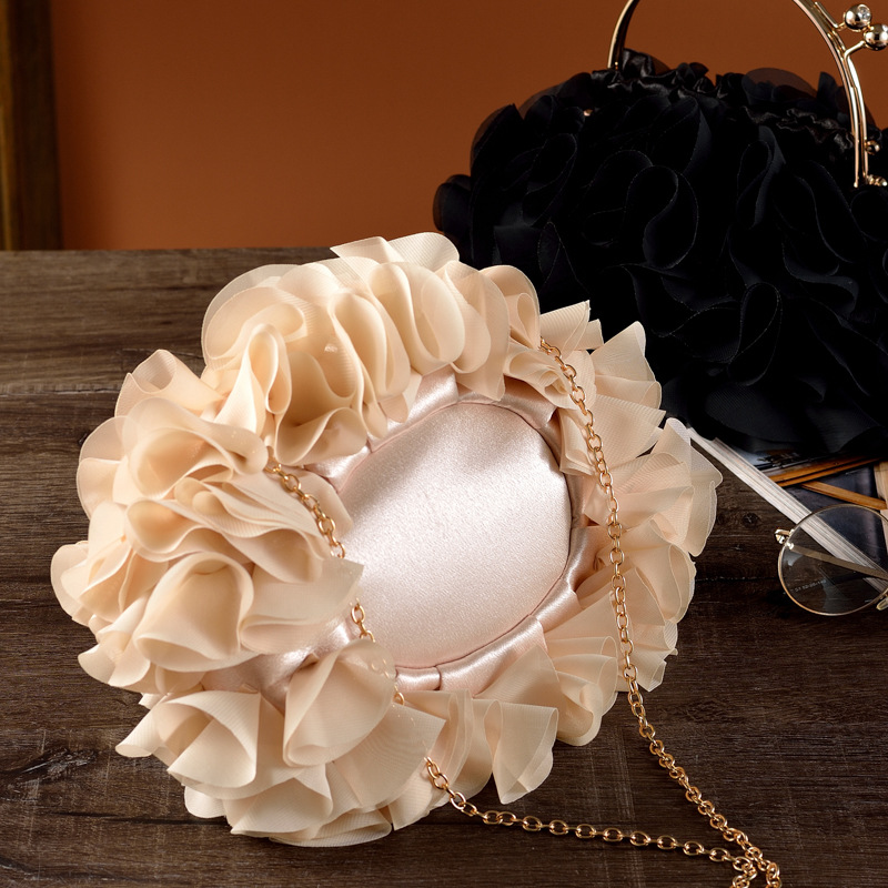 Flowers temperament banquet portable fashion elegant clutch