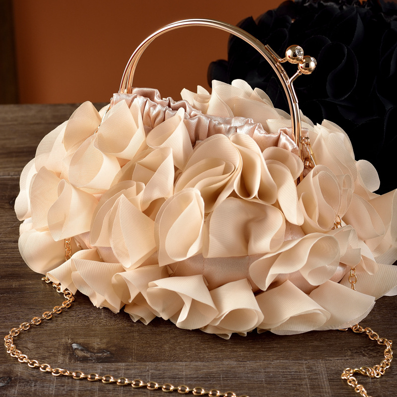 Flowers temperament banquet portable fashion elegant clutch