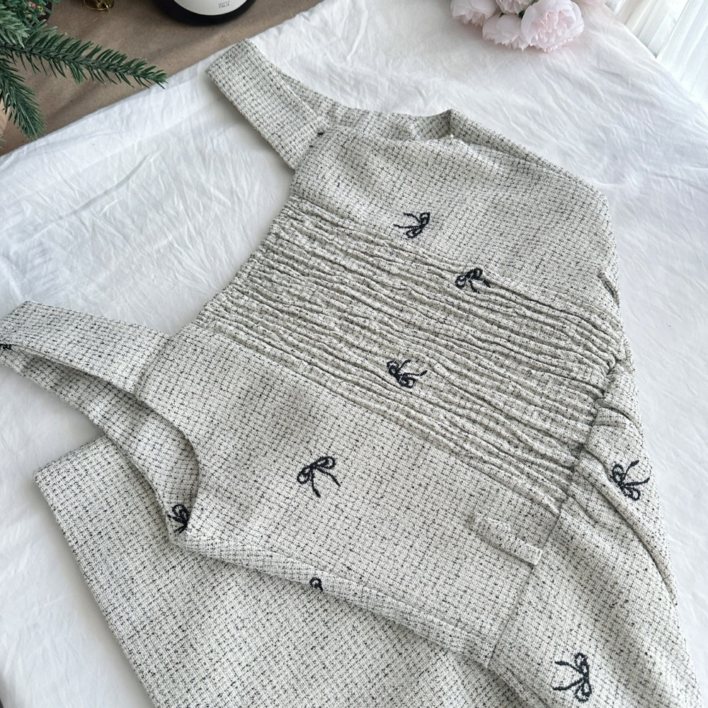 Autumn sling dress slim ladies coat 2pcs set for women