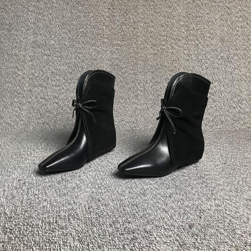 Autumn low cylinder pants slipsole boots for women
