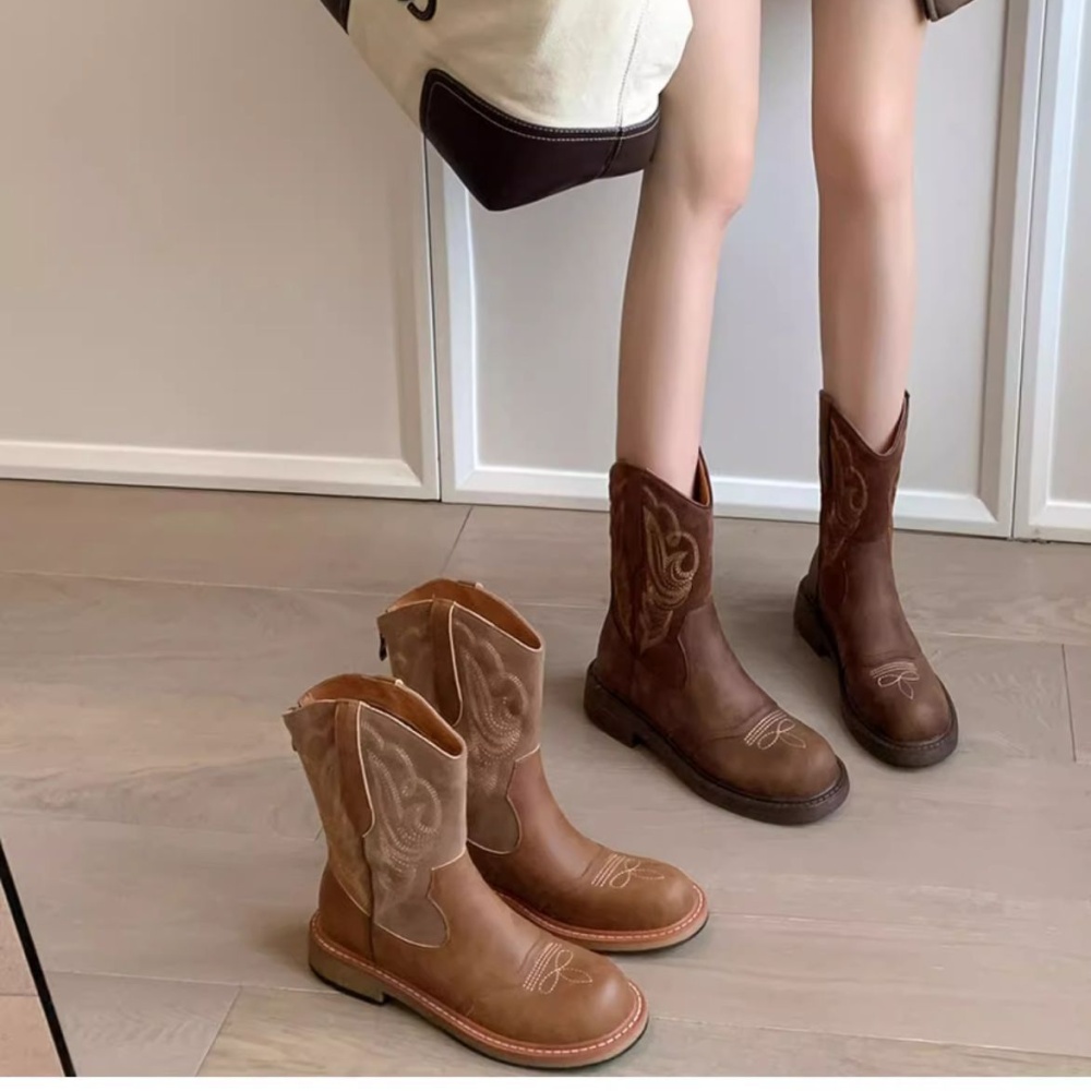 Middle cylinder martin boots short boots for women