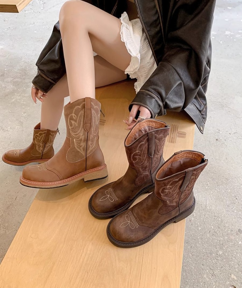 Middle cylinder martin boots short boots for women
