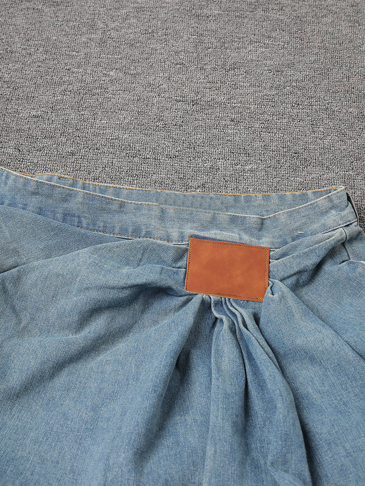 American style wide leg jeans loose pants for women