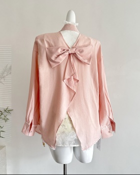 Sling all-match dress autumn loose shirt a set