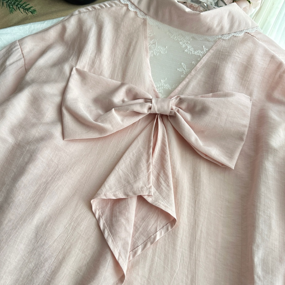 Sling all-match dress autumn loose shirt a set