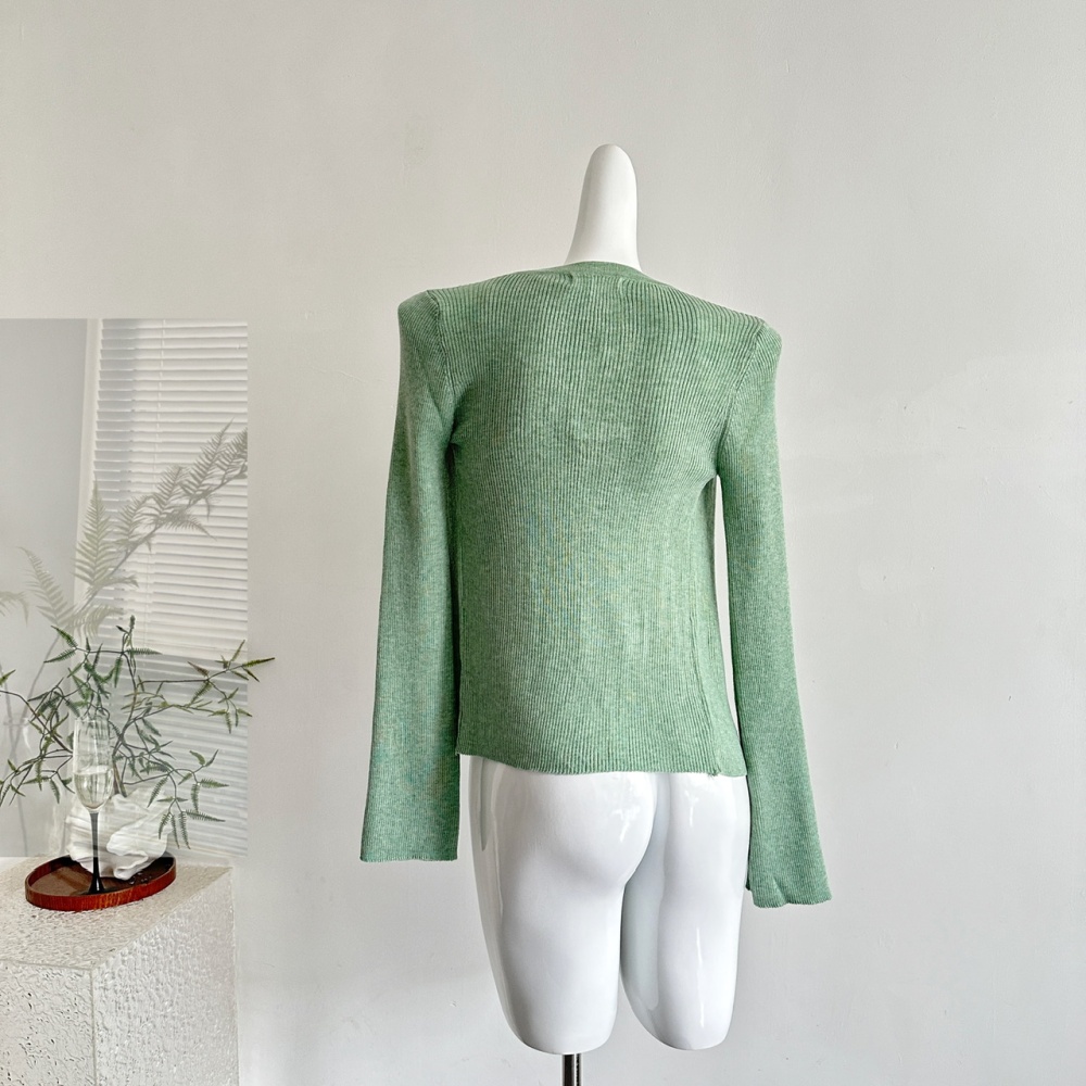 U-neck V-neck vest wool sling cardigan