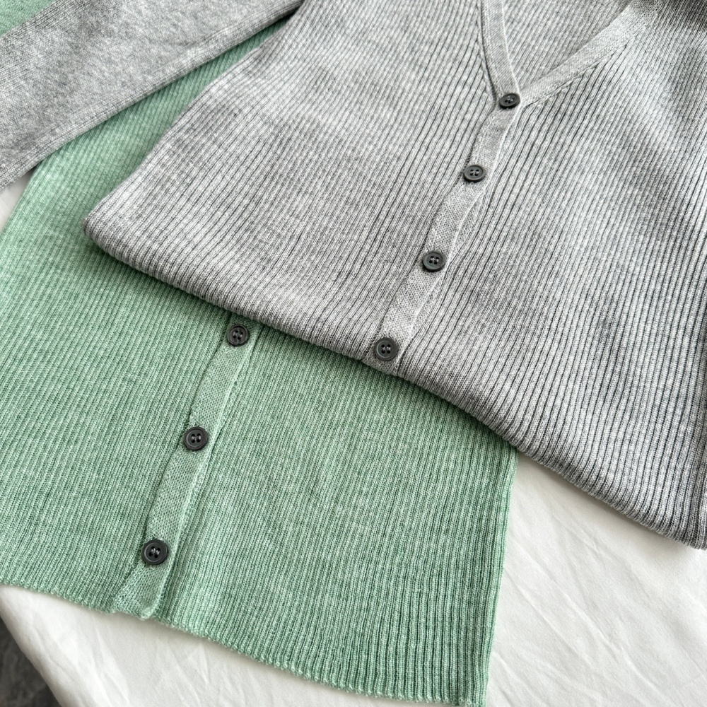 U-neck V-neck vest wool sling cardigan