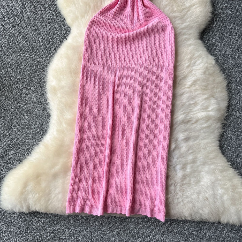 Pinched waist short sleeve temperament package hip dress