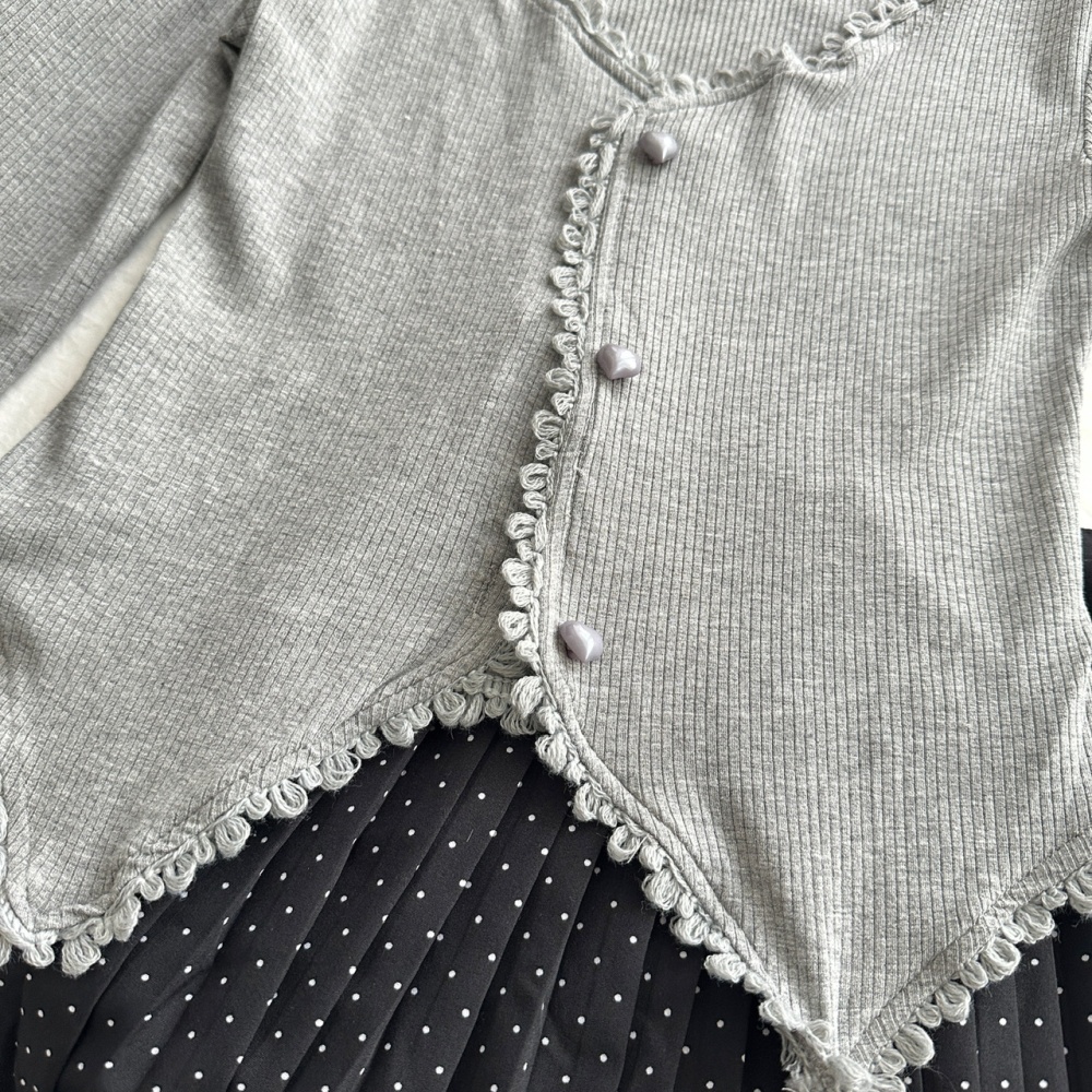 Enticement tops knitted cardigan 3pcs set