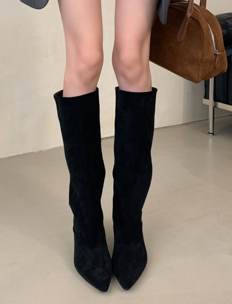 Broadcloth slim boots fashion thigh boots for women