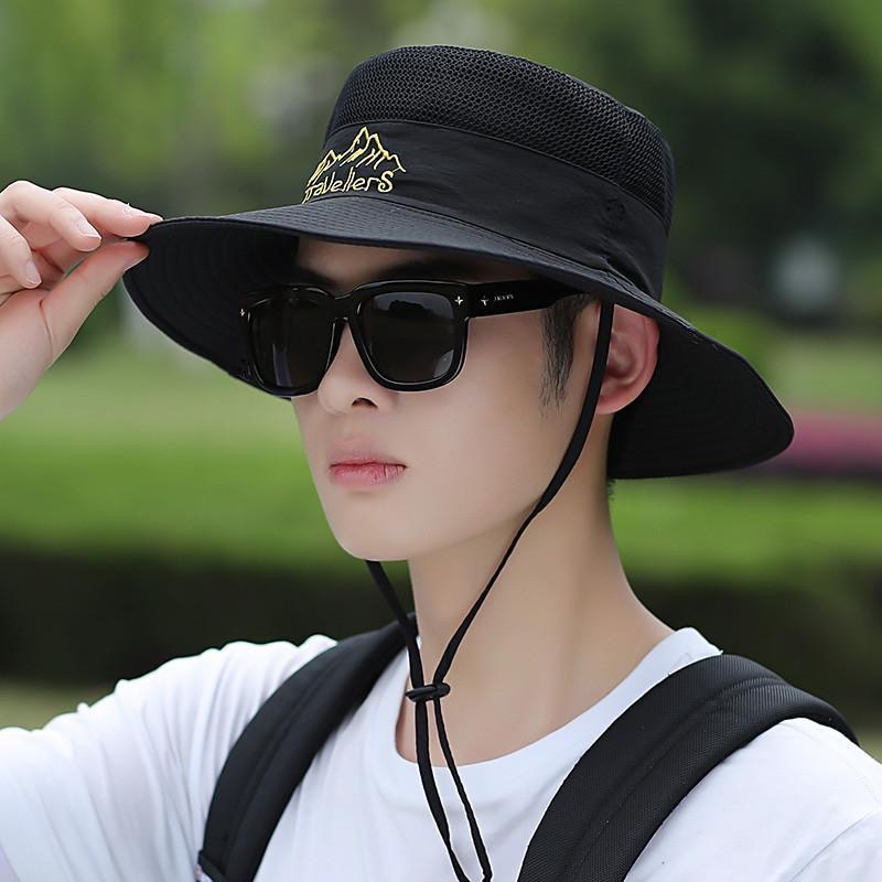 Outdoor sports shade breathable hat for men