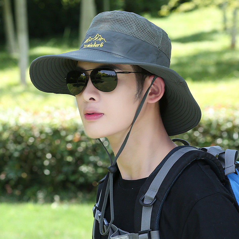 Outdoor sports shade breathable hat for men