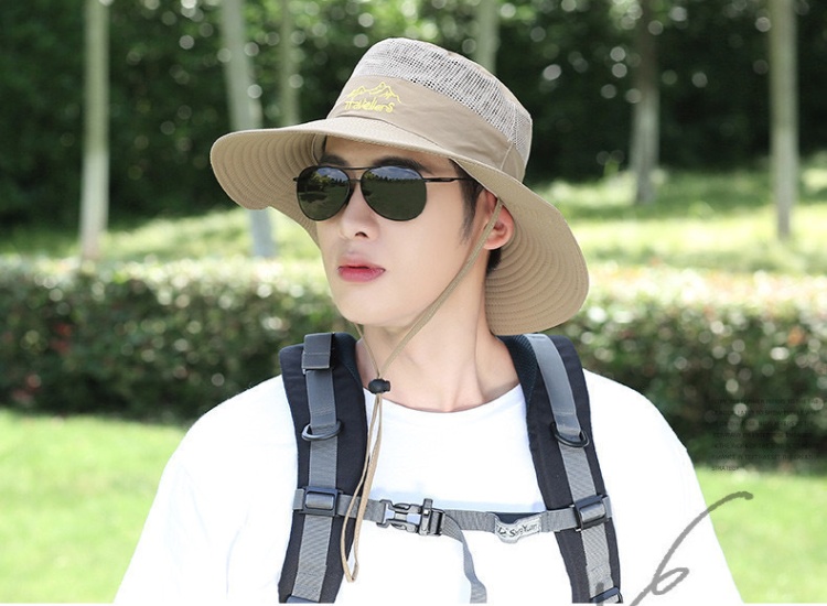 Outdoor sports shade breathable hat for men
