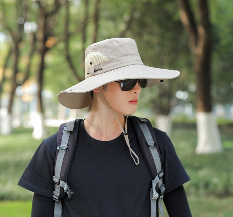 Sunscreen fishing sun summer shade hat for men