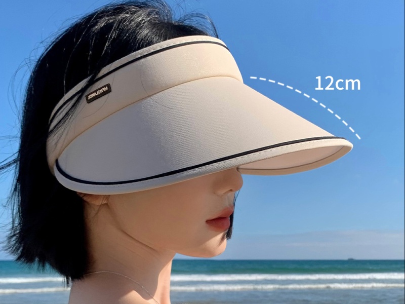 Sun large cap face sandy beach simple summer shade hat