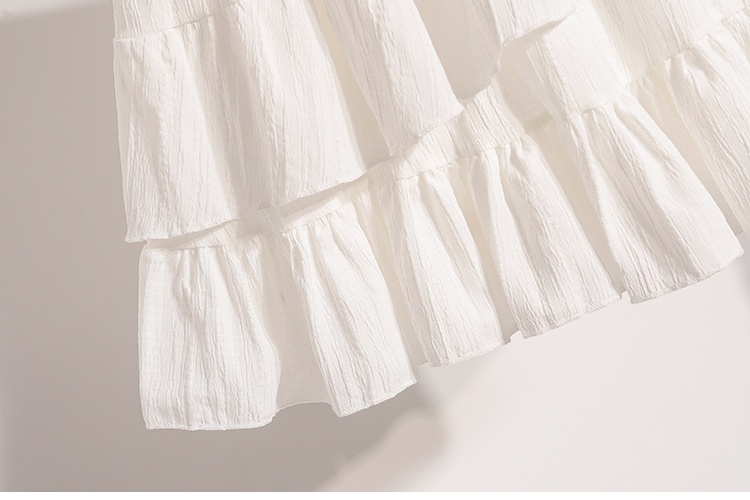 White ballet skirt cake short skirt for women