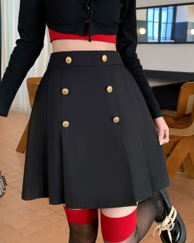 High waist slim business suit A-line skirt