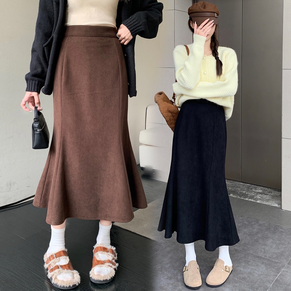 Mermaid long skirt package hip long skirt for women