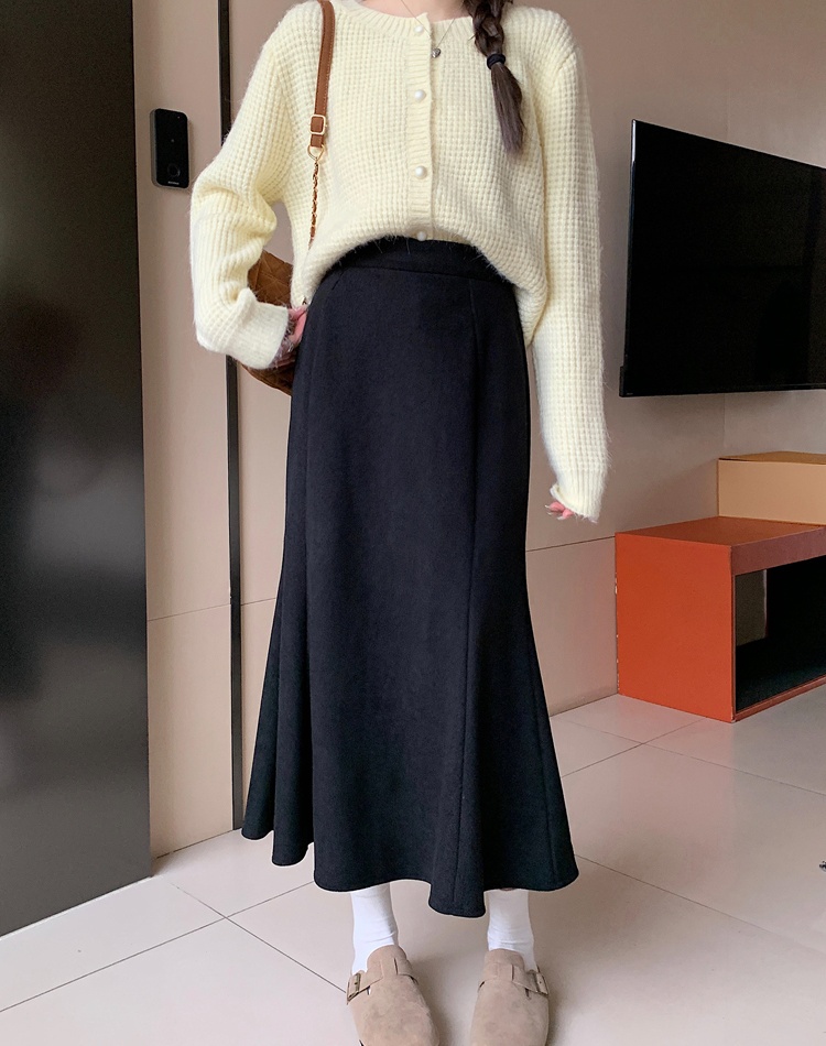 Mermaid long skirt package hip long skirt for women