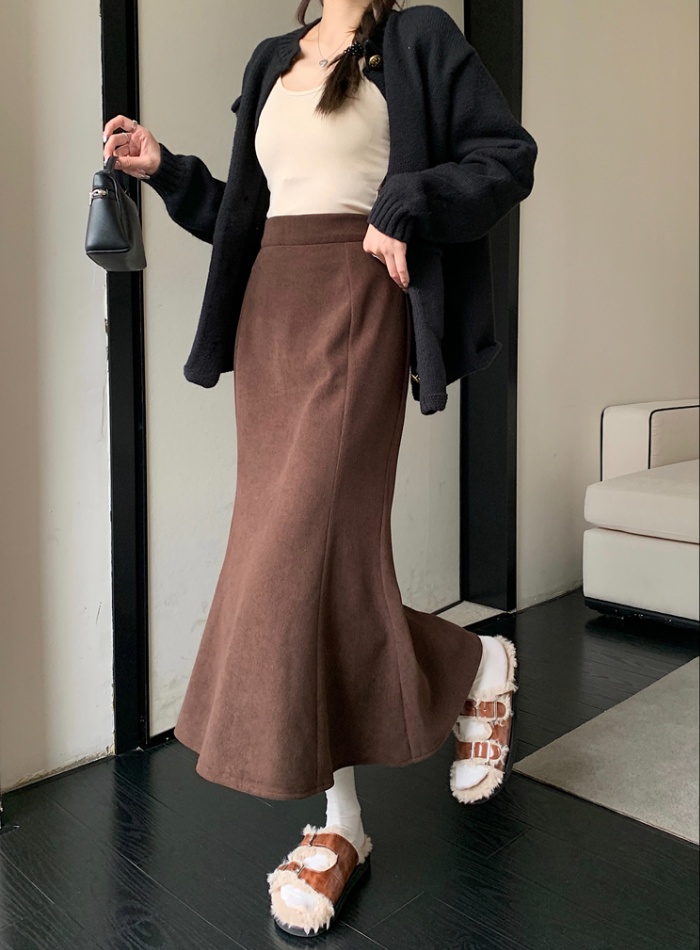 Mermaid long skirt package hip long skirt for women