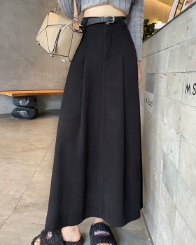 Autumn and winter long skirt A-line skirt for women