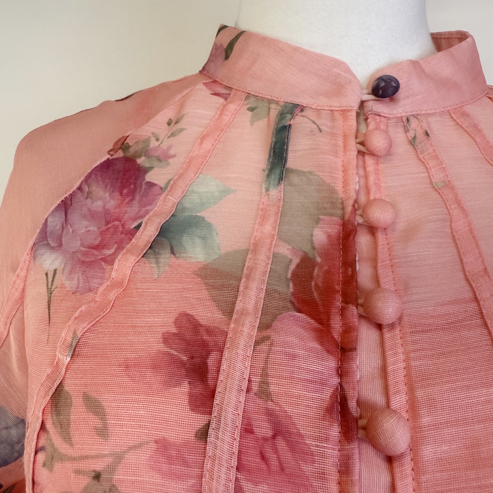 Printing long dress stitching dress for women