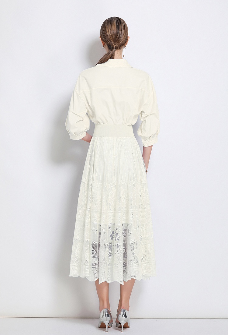 Niche shirt commuting dress for women