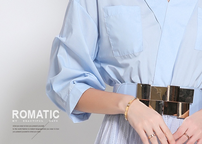 Niche shirt commuting dress for women